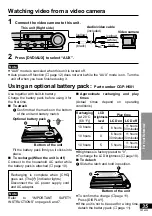 Предварительный просмотр 35 страницы Panasonic DVDLA95PP - PORTABLE DVD PLAYER Operating Instructions Manual