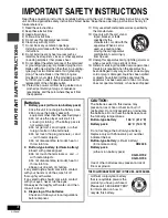 Предварительный просмотр 4 страницы Panasonic DVDLS90 - PORTABLE DVD PLAYER Operating Instructions Manual