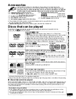 Предварительный просмотр 5 страницы Panasonic DVDLS90 - PORTABLE DVD PLAYER Operating Instructions Manual