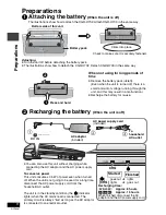 Предварительный просмотр 6 страницы Panasonic DVDLS90 - PORTABLE DVD PLAYER Operating Instructions Manual