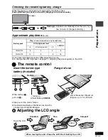 Предварительный просмотр 7 страницы Panasonic DVDLS90 - PORTABLE DVD PLAYER Operating Instructions Manual