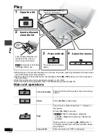 Предварительный просмотр 8 страницы Panasonic DVDLS90 - PORTABLE DVD PLAYER Operating Instructions Manual