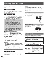 Preview for 46 page of Panasonic DVDLS91 - PORTABLE DVD PLAYER Operating Instruction