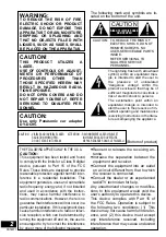 Preview for 2 page of Panasonic DVDLV57 - PORTABLE DVD Operating Instructions Manual