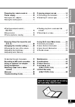 Preview for 5 page of Panasonic DVDLV57 - PORTABLE DVD Operating Instructions Manual