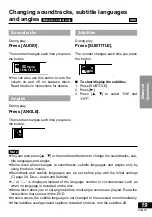 Preview for 19 page of Panasonic DVDLV57 - PORTABLE DVD Operating Instructions Manual