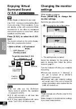 Preview for 20 page of Panasonic DVDLV57 - PORTABLE DVD Operating Instructions Manual