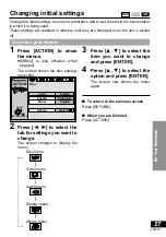 Preview for 27 page of Panasonic DVDLV57 - PORTABLE DVD Operating Instructions Manual