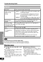 Preview for 42 page of Panasonic DVDLV57 - PORTABLE DVD Operating Instructions Manual