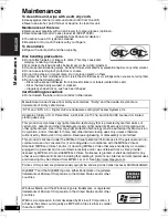 Предварительный просмотр 6 страницы Panasonic DVDLX110 - PORTABLE DVD PLAYER Operating Instructions Manual