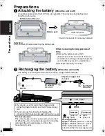 Предварительный просмотр 8 страницы Panasonic DVDLX110 - PORTABLE DVD PLAYER Operating Instructions Manual