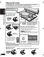 Предварительный просмотр 14 страницы Panasonic DVDLX110 - PORTABLE DVD PLAYER Operating Instructions Manual