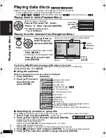 Предварительный просмотр 24 страницы Panasonic DVDLX110 - PORTABLE DVD PLAYER Operating Instructions Manual