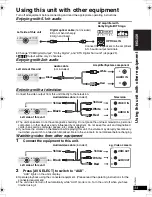 Предварительный просмотр 33 страницы Panasonic DVDLX110 - PORTABLE DVD PLAYER Operating Instructions Manual