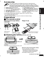 Предварительный просмотр 5 страницы Panasonic DVDLX95 - PORTABLE DVD PLAYER Operating Instructions Manual