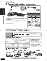 Предварительный просмотр 6 страницы Panasonic DVDLX95 - PORTABLE DVD PLAYER Operating Instructions Manual