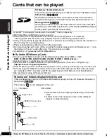 Предварительный просмотр 8 страницы Panasonic DVDLX95 - PORTABLE DVD PLAYER Operating Instructions Manual