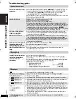 Предварительный просмотр 34 страницы Panasonic DVDLX95 - PORTABLE DVD PLAYER Operating Instructions Manual