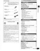 Preview for 3 page of Panasonic DVDRA60 - DIG. VIDEO DISCPLAYE Operating Instructions Manual