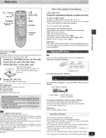 Preview for 9 page of Panasonic DVDRA60 - DIG. VIDEO DISCPLAYE Operating Instructions Manual