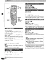 Preview for 10 page of Panasonic DVDRA60 - DIG. VIDEO DISCPLAYE Operating Instructions Manual