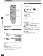 Preview for 14 page of Panasonic DVDRA60 - DIG. VIDEO DISCPLAYE Operating Instructions Manual