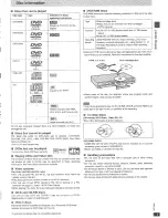 Preview for 5 page of Panasonic DVDRP82 - DIG. VIDEO DISC PLAY Operating Instructions Manual