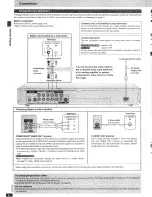 Preview for 6 page of Panasonic DVDRP82 - DIG. VIDEO DISC PLAY Operating Instructions Manual