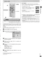 Preview for 9 page of Panasonic DVDRP82 - DIG. VIDEO DISC PLAY Operating Instructions Manual