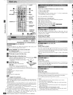 Preview for 10 page of Panasonic DVDRP82 - DIG. VIDEO DISC PLAY Operating Instructions Manual