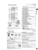 Preview for 5 page of Panasonic DVDRV22 - DIG. VIDEO DISC PLAY Operating Instructions Manual