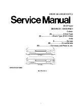 Предварительный просмотр 5 страницы Panasonic DVDRV26 - DIG. VIDEO DISCPLAYE Service Manual