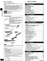 Preview for 2 page of Panasonic DVDRV41 - DIG. VIDEO DISCPLAYE Operating Instructions Manual