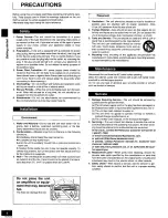 Preview for 4 page of Panasonic DVDRV41 - DIG. VIDEO DISCPLAYE Operating Instructions Manual