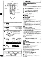 Preview for 10 page of Panasonic DVDRV41 - DIG. VIDEO DISCPLAYE Operating Instructions Manual