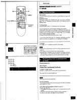 Preview for 11 page of Panasonic DVDRV41 - DIG. VIDEO DISCPLAYE Operating Instructions Manual