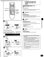 Preview for 13 page of Panasonic DVDRV41 - DIG. VIDEO DISCPLAYE Operating Instructions Manual