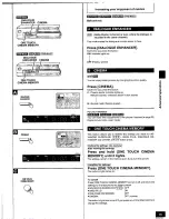 Preview for 15 page of Panasonic DVDRV41 - DIG. VIDEO DISCPLAYE Operating Instructions Manual