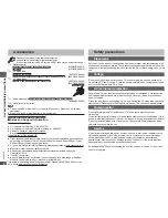 Preview for 2 page of Panasonic DVDS1 - PORTABLE DVD PLAYER Operating Instructions Manual