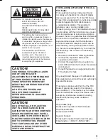 Preview for 3 page of Panasonic DVDS38 - DVD/CD PLAYER - MULTI LANGUAGE Operating Instructions Manual