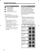 Preview for 6 page of Panasonic DVDS38 - DVD/CD PLAYER - MULTI LANGUAGE Operating Instructions Manual