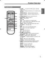 Preview for 9 page of Panasonic DVDS38 - DVD/CD PLAYER - MULTI LANGUAGE Operating Instructions Manual