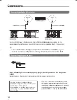 Preview for 14 page of Panasonic DVDS38 - DVD/CD PLAYER - MULTI LANGUAGE Operating Instructions Manual