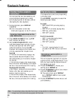 Preview for 20 page of Panasonic DVDS38 - DVD/CD PLAYER - MULTI LANGUAGE Operating Instructions Manual