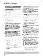 Preview for 22 page of Panasonic DVDS38 - DVD/CD PLAYER - MULTI LANGUAGE Operating Instructions Manual