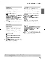 Preview for 25 page of Panasonic DVDS38 - DVD/CD PLAYER - MULTI LANGUAGE Operating Instructions Manual