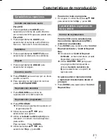 Preview for 87 page of Panasonic DVDS38 - DVD/CD PLAYER - MULTI LANGUAGE Operating Instructions Manual