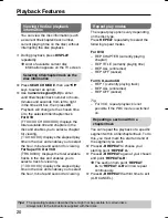 Preview for 20 page of Panasonic DVDS58 - DVD/CD PLAYER - MULTI LANGUAGE Operating Instructions Manual