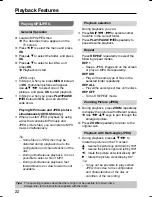 Preview for 22 page of Panasonic DVDS58 - DVD/CD PLAYER - MULTI LANGUAGE Operating Instructions Manual