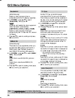 Preview for 26 page of Panasonic DVDS58 - DVD/CD PLAYER - MULTI LANGUAGE Operating Instructions Manual